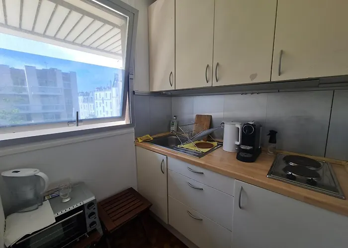 Apartamento Luminous Studio_ Eiffel Tower View *